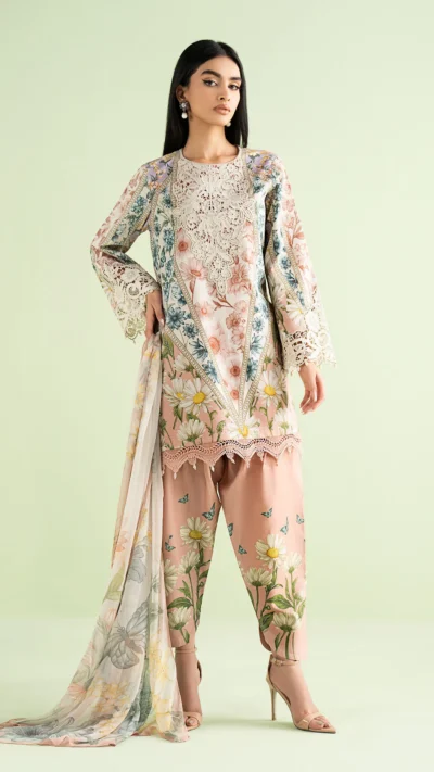 3 Piece Printed Lawn Suit