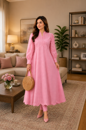 Cutwork Long Frock
